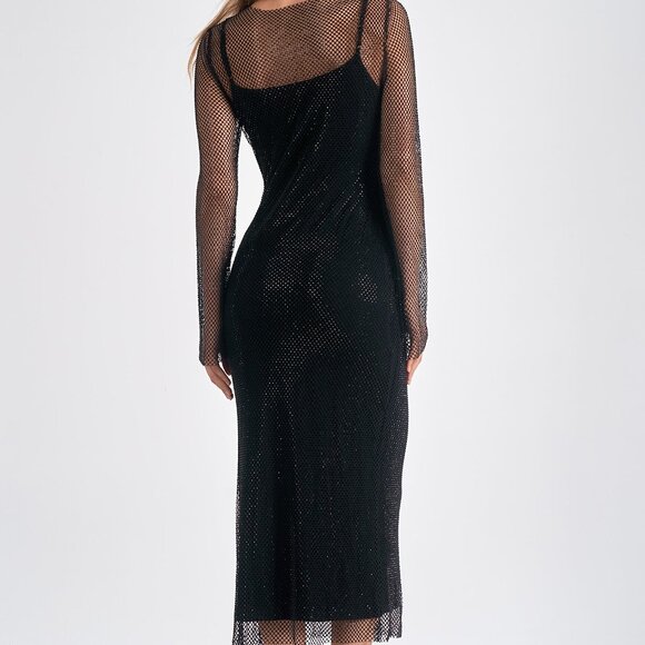 Two Piece Mesh Dress - Picture 3 of 4